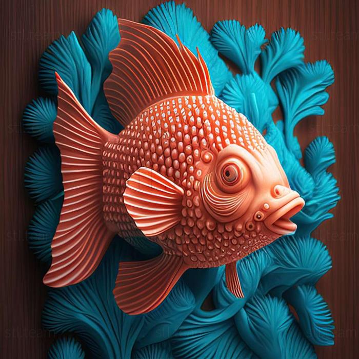 3D model Fish pom pom (STL)